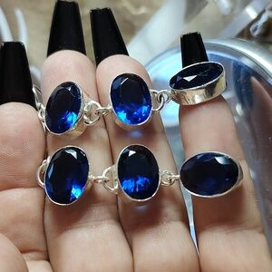 London Blue Topaz earrings